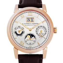 A. Lange & Söhne Langematik-Perpetual Biały/Skóra Ø38.5 mm 310.032
