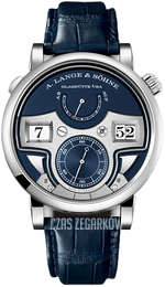 A. Lange & Söhne Zeitwerk Niebieski/Skóra Ø44.2 mm 147.028