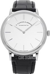 A. Lange & Söhne Saxonia Biały/Skóra Ø37 mm 201.027