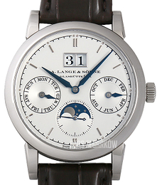 A. Lange & Söhne Saxonia Srebrny/Skóra Ø38.5 mm 330.026