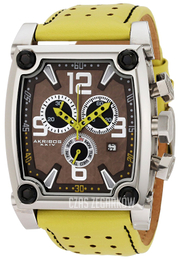 Akribos XXIV Conqueror Szary/Skóra AK415YL