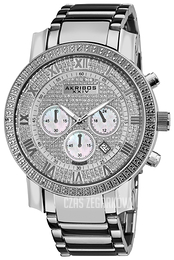 Akribos XXIV Grandiose Srebrny/Stal Ø49 mm AK439SS