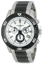Akribos XXIV Ultimate Srebrny/Stal Ø43 mm AK527TTB