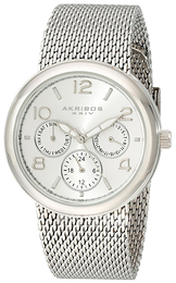Akribos XXIV Multi-Function Srebrny/Stal Ø36.5 mm AK559SS
