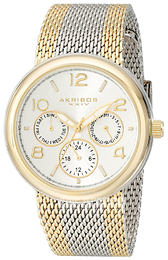 Akribos XXIV Srebrny/Stal Ø36 mm AK559YG