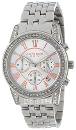 Akribos XXIV Ultimate Srebrny/Stal Ø40 mm AK587SS