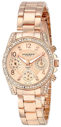 Akribos XXIV Diamond Różowe złoto/Stal w kolorze różowego złota Ø30 mm AK710RG
