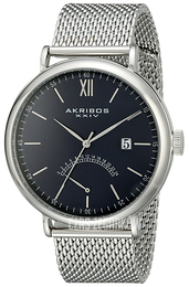 Akribos XXIV Essential Niebieski/Stal Ø46 mm AK731BU