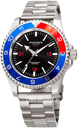 Akribos XXIV Czarny/Stal Ø46 mm AK1002RDBU