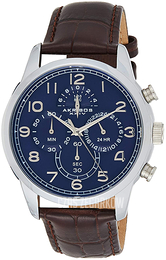 Akribos XXIV Classic Niebieski/Skóra Ø45 mm AK1004SSBR