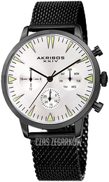 Akribos XXIV Multi-Function Srebrny/Stal Ø42 mm AK1027BK