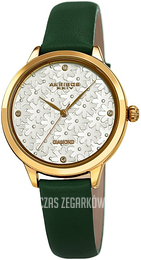 Akribos XXIV Diamond Srebrny/Skóra Ø34 mm AK1051GN