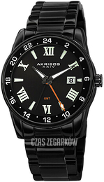 Akribos XXIV Elegant Czarny/Stal Ø41 mm AK1055BK