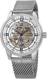 Akribos XXIV Mechanical Biały/Stal Ø41 mm AK1074SS