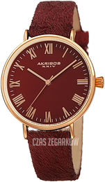Akribos XXIV Classic Czerwony/Skóra Ø36 mm AK1081RD