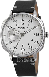 Akribos XXIV Analog Biały/Skóra Ø42 mm AK1109BU