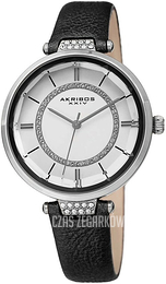 Akribos XXIV Crystal Biały/Skóra Ø34 mm AK1116BK