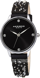 Akribos XXIV Rocks And Medley Czarny/Skóra Ø36 mm AK1120SS