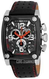 Akribos XXIV Chronograph Czarny/Skóra Ø40 mm AK415BK