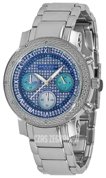 Akribos XXIV Chronograph Niebieski/Stal Ø38.5 mm AK440BU