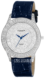 Akribos XXIV Diamond Biały/Skóra Ø44 mm AK463BU