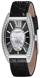 Akribos XXIV Diamond Czarny/Skóra AK471BK