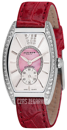 Akribos XXIV Diamond Srebrny/Skóra AK471R