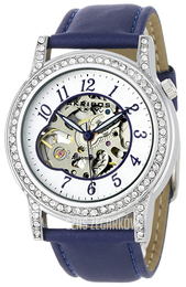 Akribos XXIV Bravura Biały/Skóra Ø38 mm AK475BU