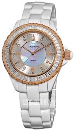 Akribos XXIV Ceramic Srebrny/Czeramiczna Ø39 mm AK498CL