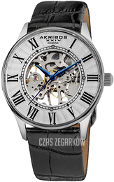 Akribos XXIV Biały/Skóra Ø42 mm AK499SS