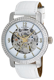 Akribos XXIV Bravura Biały/Skóra Ø38 mm AK503WT