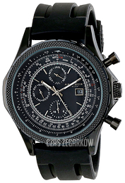 Akribos XXIV Czarny/Guma Ø48 mm AK532BK