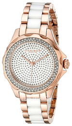 Akribos XXIV Diamond Srebrny/Stal w kolorze różowego złota Ø35 mm AK534RG