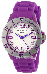 Akribos XXIV Essential Biały/Guma Ø51 mm AK536PU