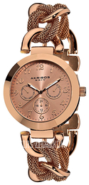Akribos XXIV Multi-Function Różowe złoto/Stal w kolorze różowego złota Ø38 mm AK564RG