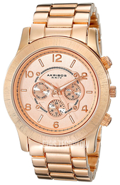 Akribos XXIV Ultimate Różowe złoto/Stal w kolorze różowego złota Ø45 mm AK583RG