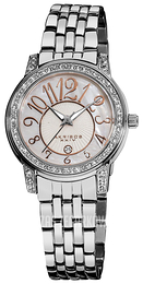 Akribos XXIV Diamond Biały/Stal Ø34 mm AK586SS