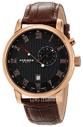 Akribos XXIV Czarny/Skóra Ø45 mm AK595RG