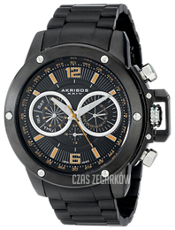 Akribos XXIV Multi-Function Czarny/Stal Ø50 mm AK604BK