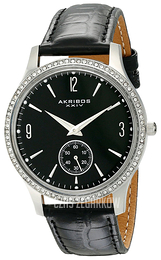 Akribos XXIV Essential Czarny/Skóra Ø40 mm AK606SS