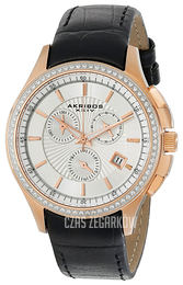 Akribos XXIV Grandiose Srebrny/Skóra Ø40 mm AK615RG
