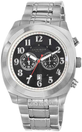 Akribos XXIV Czarny/Stal Ø48 mm AK624SS