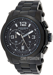 Akribos XXIV Czarny/Stal Ø50 mm AK631BK