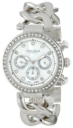 Akribos XXIV Multi-Function Biały/Stal Ø39 mm AK640SS