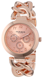 Akribos XXIV Ultimate Różowe złoto/Stal w kolorze różowego złota Ø38 mm AK644RG