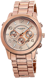 Akribos XXIV Różowe złoto/Stal w kolorze różowego złota Ø40 mm AK648RG