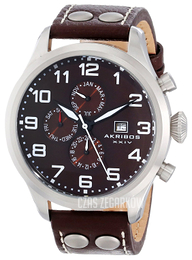 Akribos XXIV Essential Brązowy/Skóra Ø46 mm AK664BR