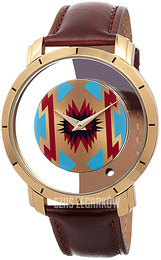 Akribos XXIV Retro Wielokolorowy/Skóra Ø42 mm AK665XTN