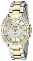 Akribos XXIV Diamond Biały/Stal w odcieniu złota Ø32 mm AK668TTG