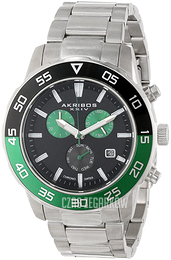 Akribos XXIV Ultimate Czarny/Stal Ø45 mm AK669GN